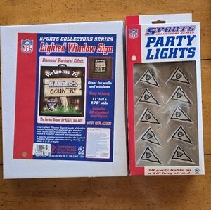 NFL Las Vegas Raiders Light Up Decor